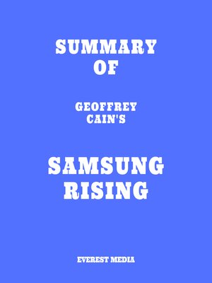 cover image of Summary of Geoffrey Cain's Samsung Rising